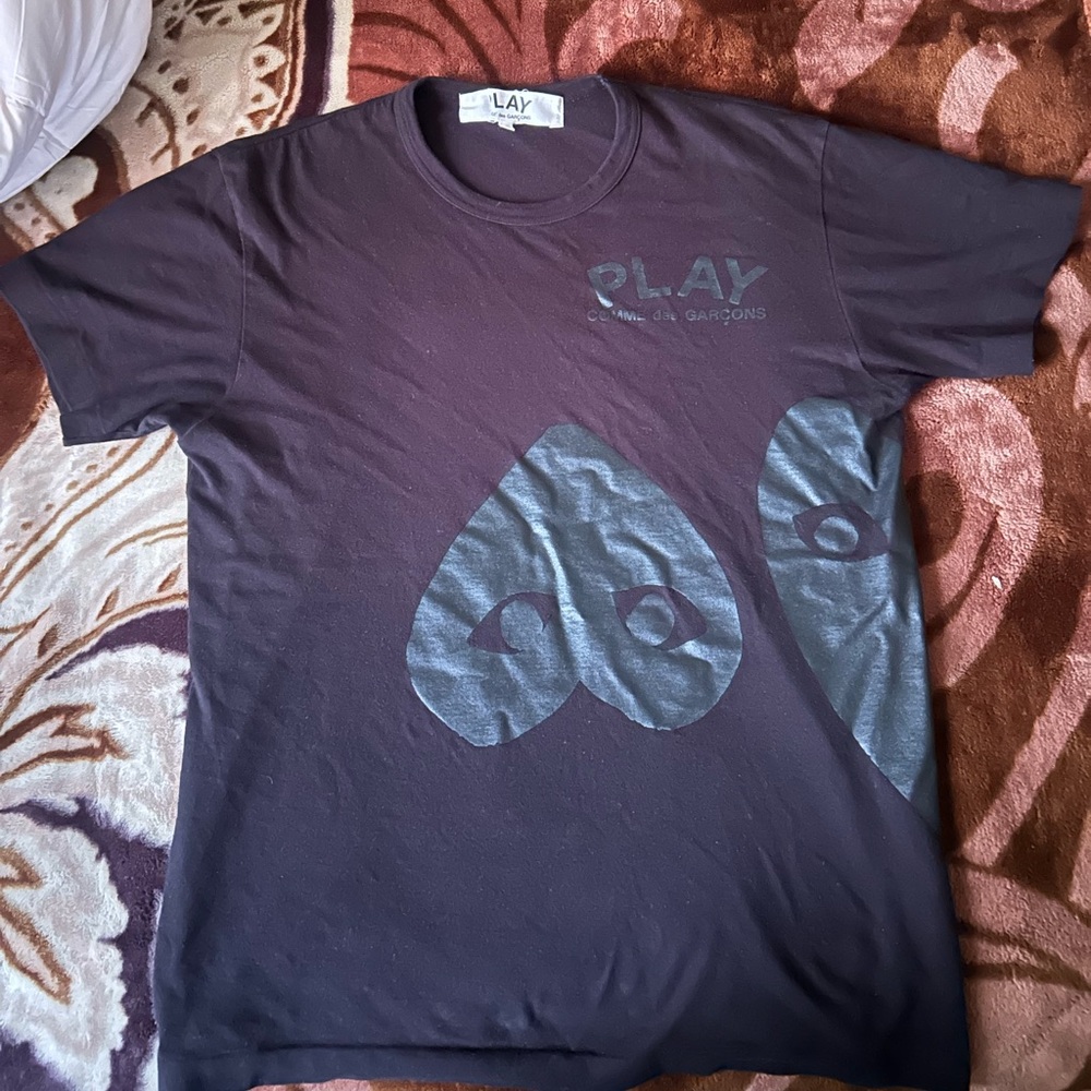 Comme des Garcons PLAY Black Short Sleeve Tee